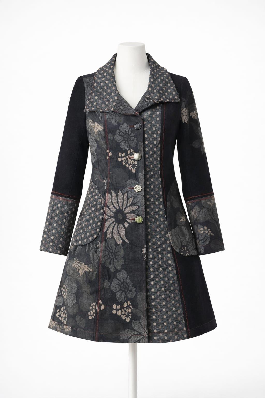 Lulu H Patchwork Coat