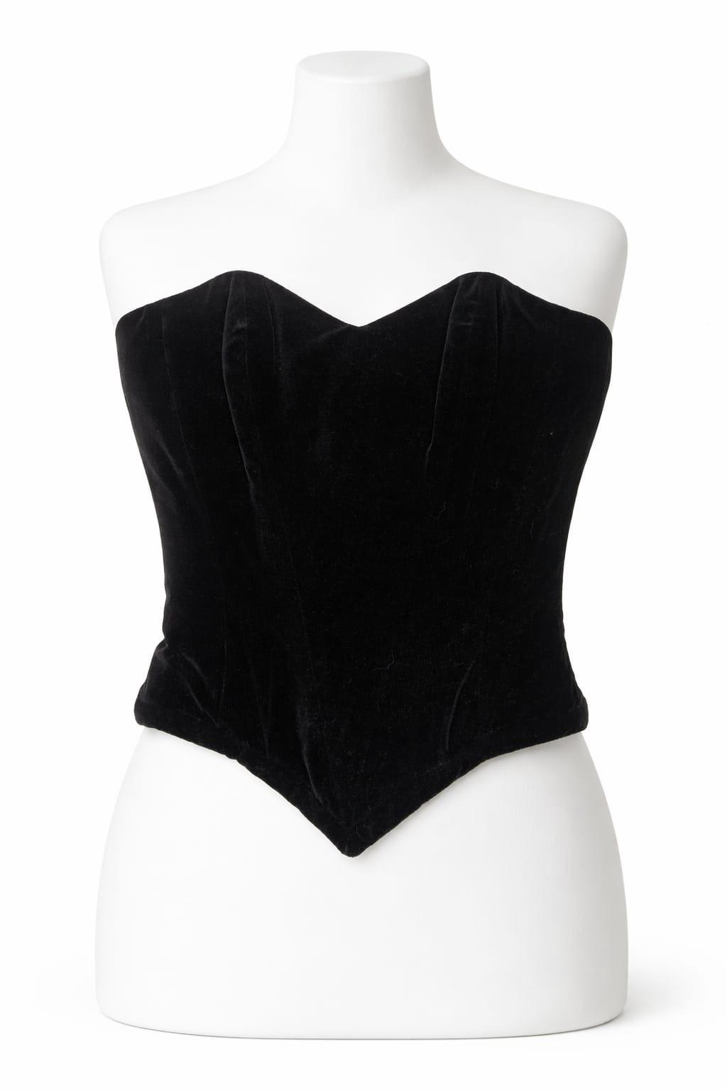 Black Bustier Top
