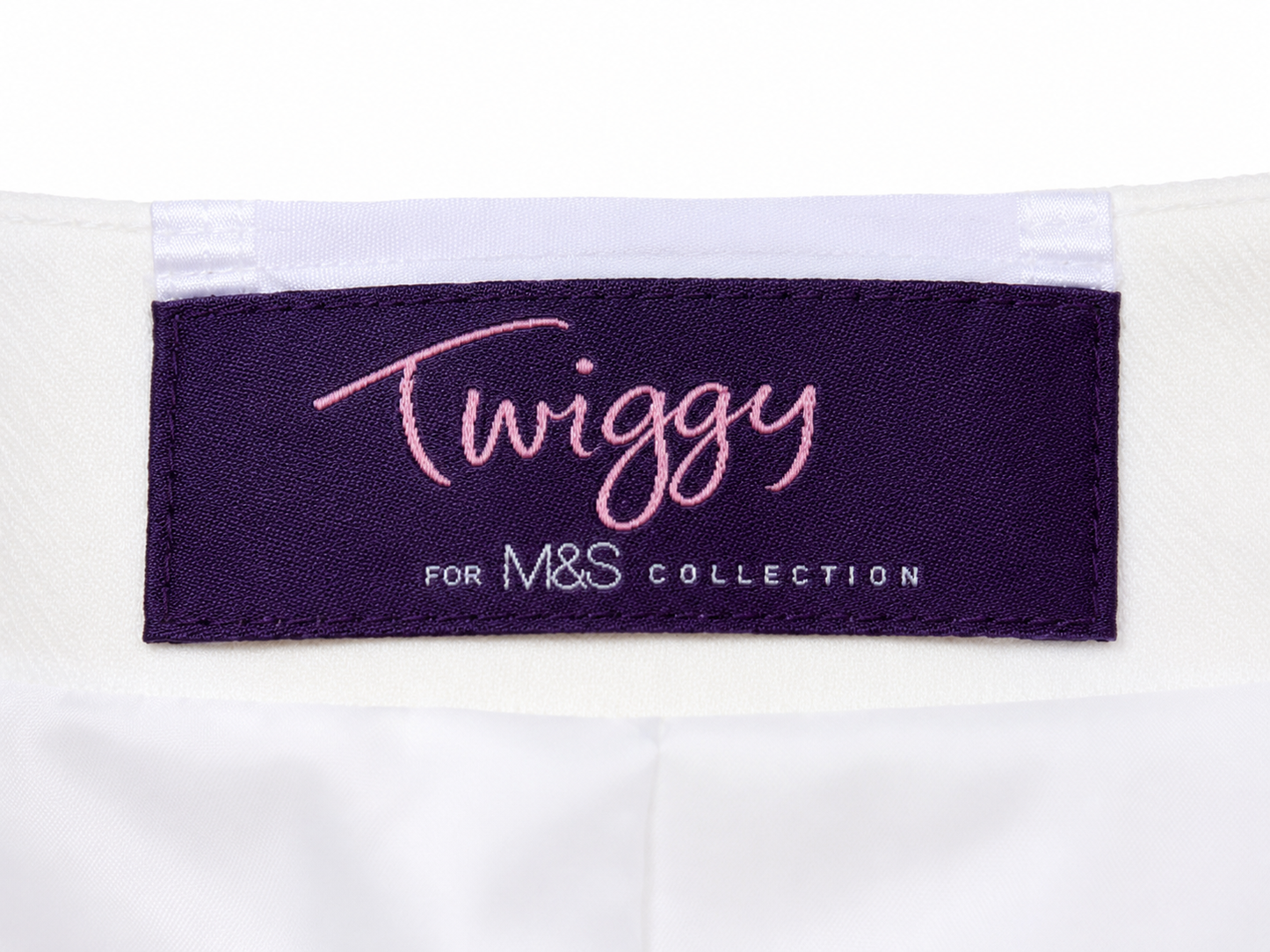 Twiggy at M&S Coat