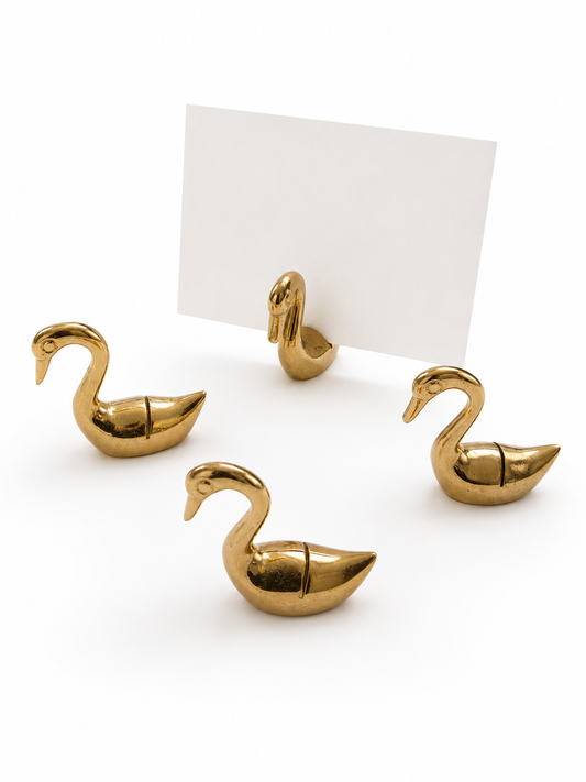 Swan Place card holders.