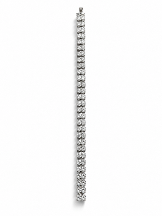 Diamante double strand Tennis Bracelet