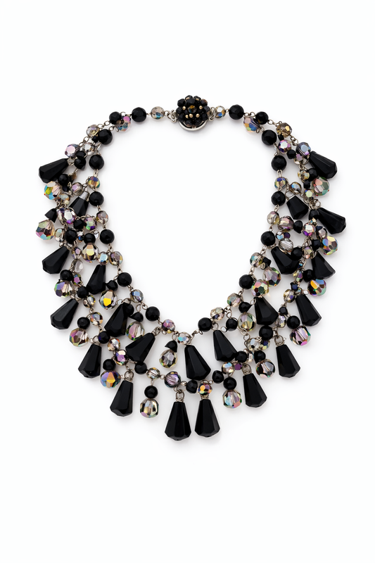 Dramatic Two Strand Necklace