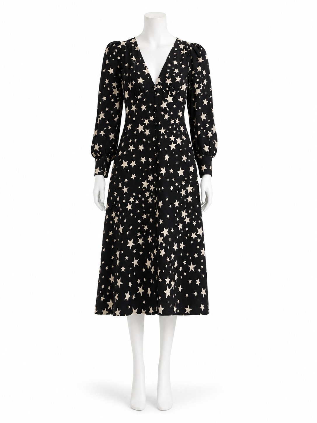 New look black star dress