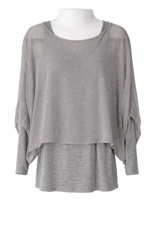 Mint Velvet rhinestone top