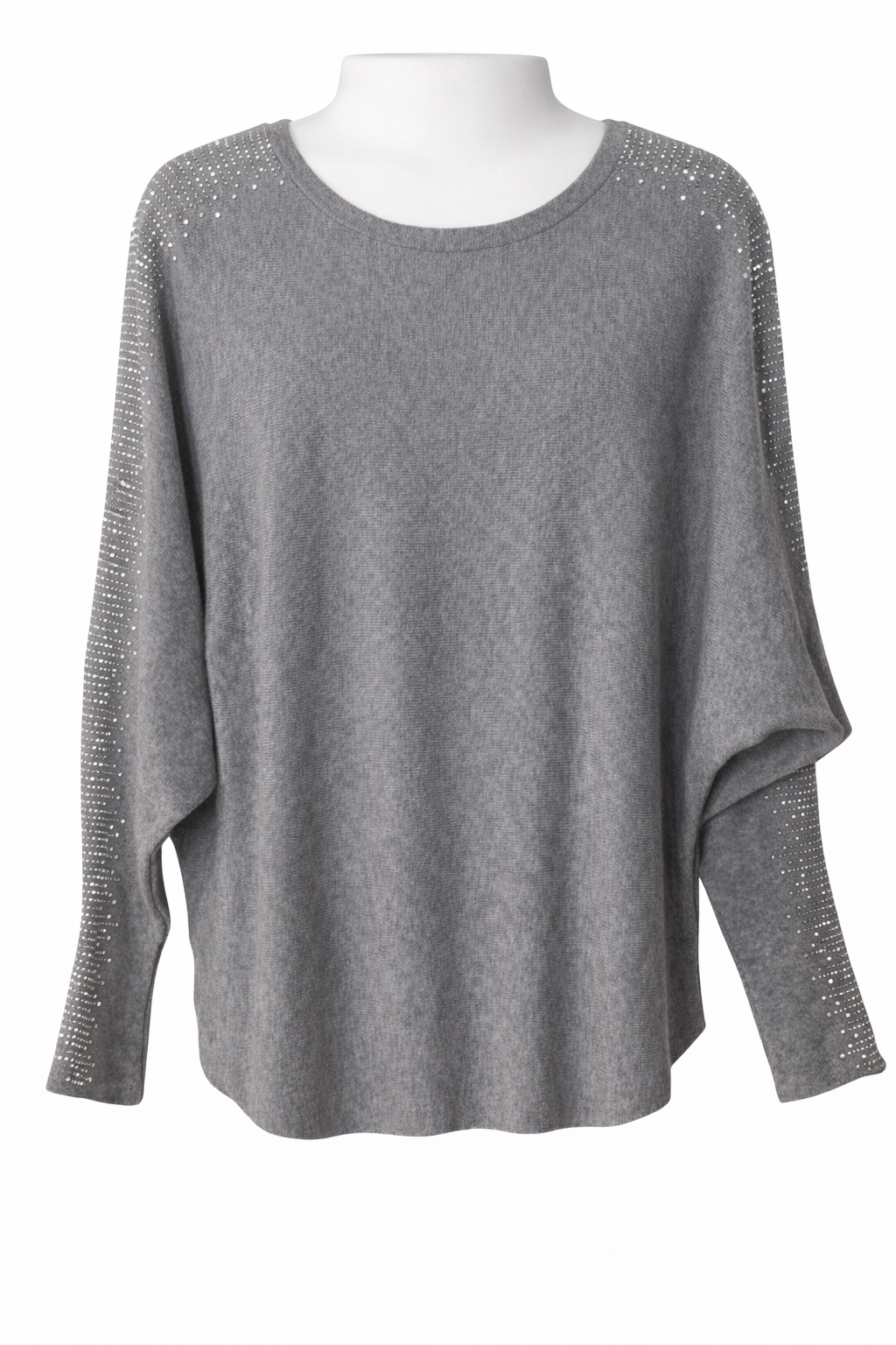 Grey Jumper with Sparkling Detail
