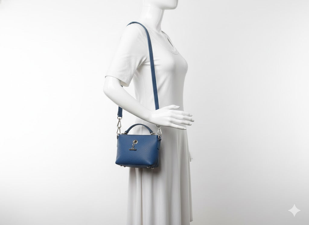 Sarah Haran Blue Shoulder Bag