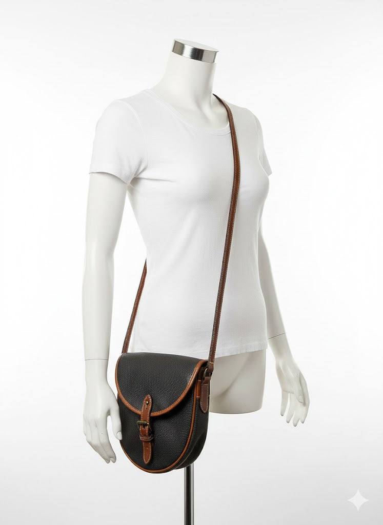 Vintage Mulberry Leather Crossbody Bag