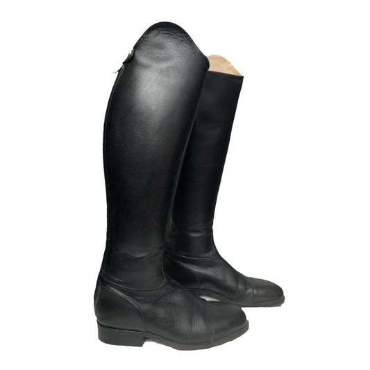 Handmade Black Leather Riding Boots