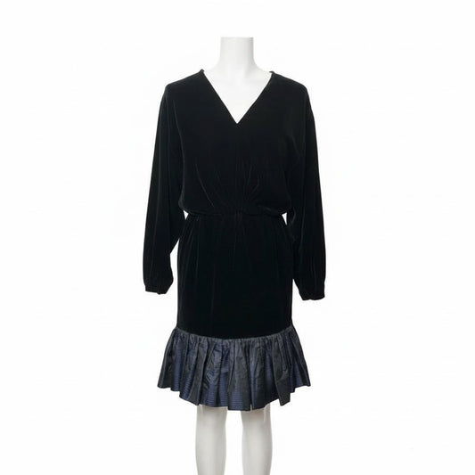 Black Velvet Valentino Dress