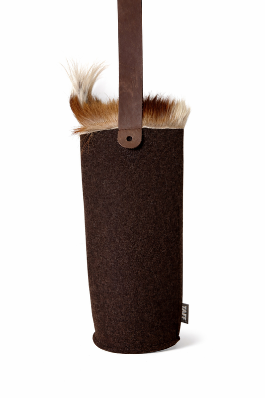 Felted Wool Wine Bottle Holder